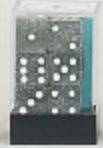Glitter Dice - Silver/Clear 16mm d6